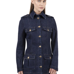 GIACCA 3/4 COSTRUITA IN DENIM RCFW25116