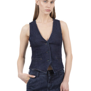 GILET IN DENIM RCFW25054