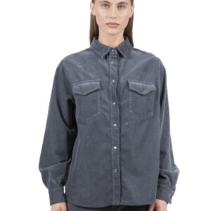CAMICIA OVER TEXANA IN VELLUTO RCFW25124