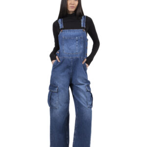 SALOPETTE IN DENIM RCFW25106