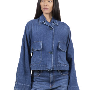 GIACCA OVER IN DENIM RCFW25111