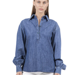 CAMICIA CHIUSURA POLO IN DENIM RCFW25125